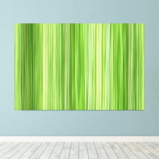 Ambient 3 Groen, Origineel modern ontwerp "Key Lim Canvas Afdruk (Insitu (Houten vloer))