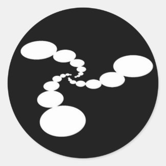 Ambient Abstractions S Crop Circle Glossy Stickers