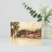 Ambigueuze, Abstracte landschapskunst maakt het sc Briefkaart (Staand voorkant)