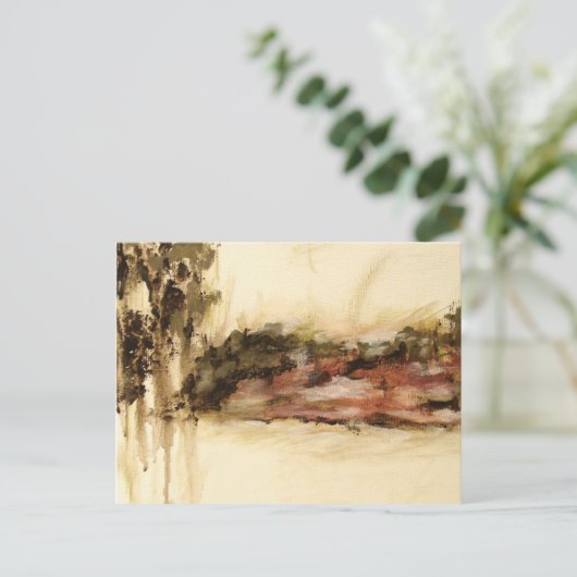 Ambigueuze, Abstracte landschapskunst maakt het sc Briefkaart (Staand voorkant)