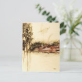 Ambigueuze, Abstracte landschapskunst maakt het sc Briefkaart (Staand voorkant)