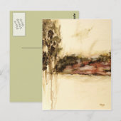 Ambigueuze, Abstracte landschapskunst maakt het sc Briefkaart (Voorkant / Achterkant)