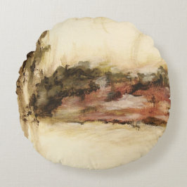 Ambigueuze, Abstracte landschapskunst maakt het sc Rond Kussen