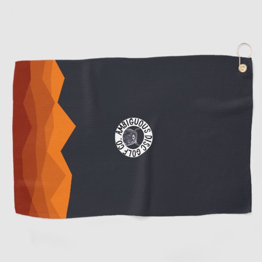 Ambiguous Disk Golf Bag Towel met Clip Golfhanddoek (Horizontaal)