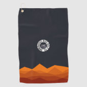 Ambiguous Disk Golf Bag Towel met Clip Golfhanddoek (Voorkant)