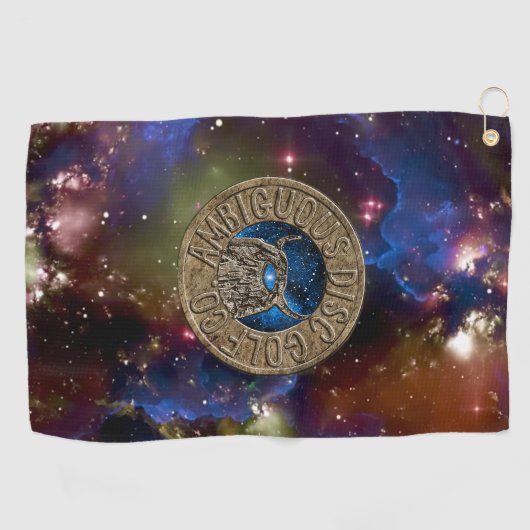 Ambiguous Disk Golf Co. Disk Towel Golfhanddoek (Horizontaal)