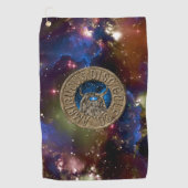 Ambiguous Disk Golf Co. Disk Towel Golfhanddoek (Voorkant)