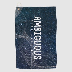 Ambiguous Disk Golf Co Space Disk Towel Golfhanddoek