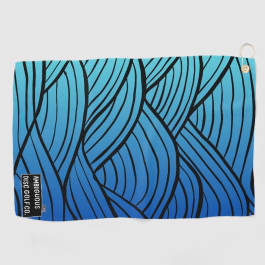 Ambiguous Disk Golf Disk Bag Towel Golfhanddoek (Horizontaal)