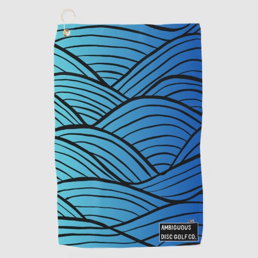 Ambiguous Disk Golf Disk Bag Towel Golfhanddoek (Voorkant)