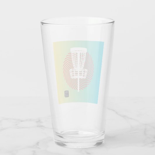 Ambiguous Disk Golf Pint Glass Glas (Achterkant)