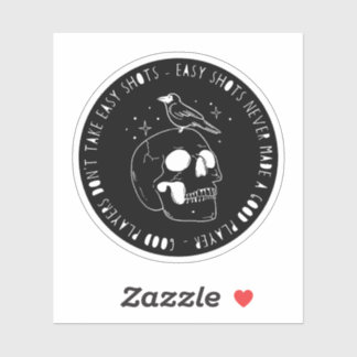 Ambiguous Disk Golf Sticker