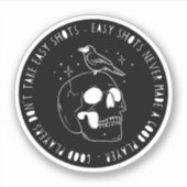 Ambiguous Disk Golf Sticker (Voorkant)