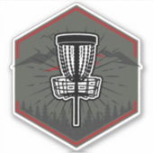 Ambiguous Disk Golf Sticker (Voorkant)
