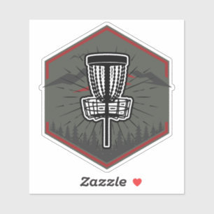 Ambiguous Disk Golf Sticker