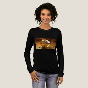 AMBITIE Gouden Appel Ambitie Typografie Lange Mouw Tri-Blend Shirt