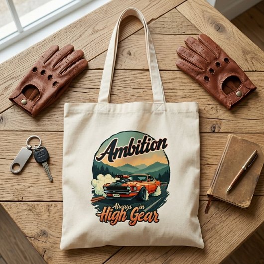 Ambitie in de hoogste versnelling - Klassieke Oldt Tote Bag