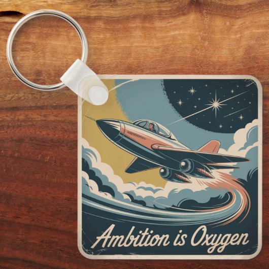 Ambitie is Zuurstof Sleutelhanger (Voorkant)