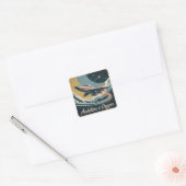 Ambitie is Zuurstof Vierkante Sticker (Envelop)
