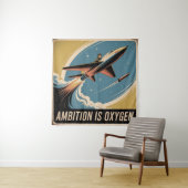 Ambitie Is Zuurstof Wandkleed (In situ)