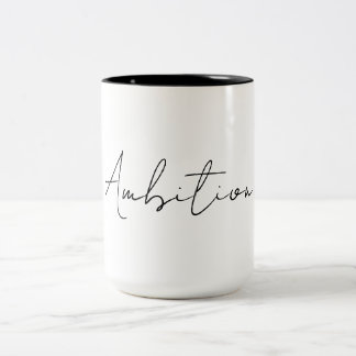 Ambitie koffiemok tweekleurige koffiemok