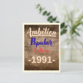 Ambitie: Populaire Cultuur Briefkaart (Staand voorkant)