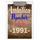 Ambitie: Populaire Cultuur Klembord (Voorkant)