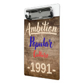 Ambitie: Populaire Cultuur Mini Klembord (Angled2)