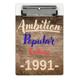 Ambitie: Populaire Cultuur Mini Klembord