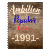 Ambitie: Populaire Cultuur Notitieboek (Voorkant)