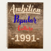 Ambitie: Populaire Cultuur Planner (Voorkant)