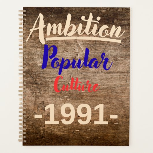Ambitie: Populaire Cultuur Planner (Voorkant)
