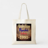 Ambitie: Populaire Cultuur Tote Bag (Achterkant)