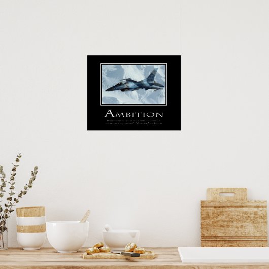 Ambitie Poster (Keuken)
