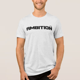 Ambitie sportschool Tri-Blend shirt