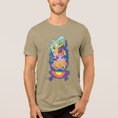 Ambitieuze Kikker Tri-Blend Shirt (Voorkant)