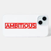 Ambitieuze Stempel Case-Mate iPhone Case (Achterkant (horizontaal))