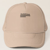 Ambitieuze Trucker Hoed Trucker Pet (Voorkant)