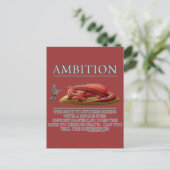 Ambition Fantasy (de)Motivator Briefkaart (Staand voorkant)