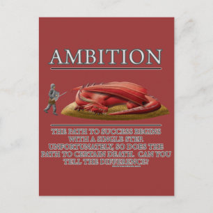Ambition Fantasy (de)Motivator Briefkaart