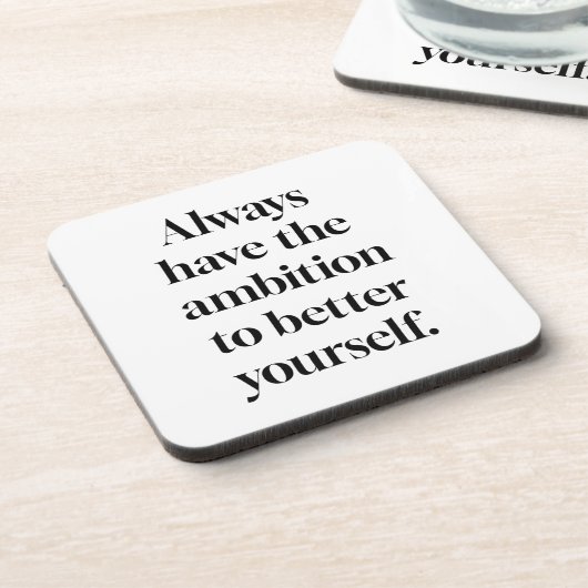 Ambition Hard Plastic Onderzetter (Linkerzijde)