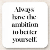 Ambition Hard Plastic Onderzetter (Voorkant)