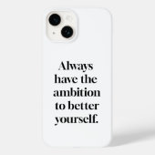 Ambition iPhone Case (Achterkant)