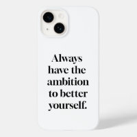 Ambition iPhone Case