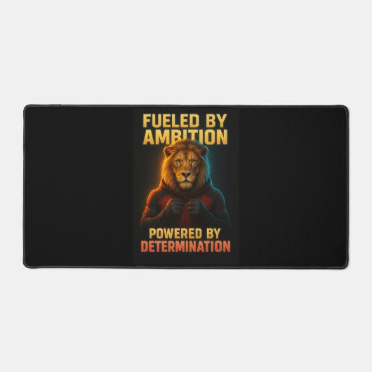 Ambition Lion Motivation Art Bureaumat (Voorkant)