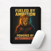Ambition Lion Motivation Art Muismat (Met muis)