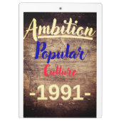 Ambition: Popular Culture Klembord (Achterkant)