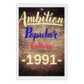 Ambition: Popular Culture Mini Klembord (Achterkant)
