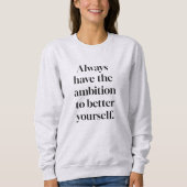 Ambition Women's Basic Sweatshirt (Voorkant)