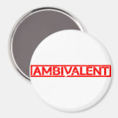 Ambivalent Stempel Magneet (Voorkant / Achterkant)